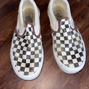 COPY - Vans Glitter Checkered Slip On Unisex W7.5, M6